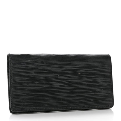 Louis Vuitton Epi Checkbook Cover Black 3 of 12