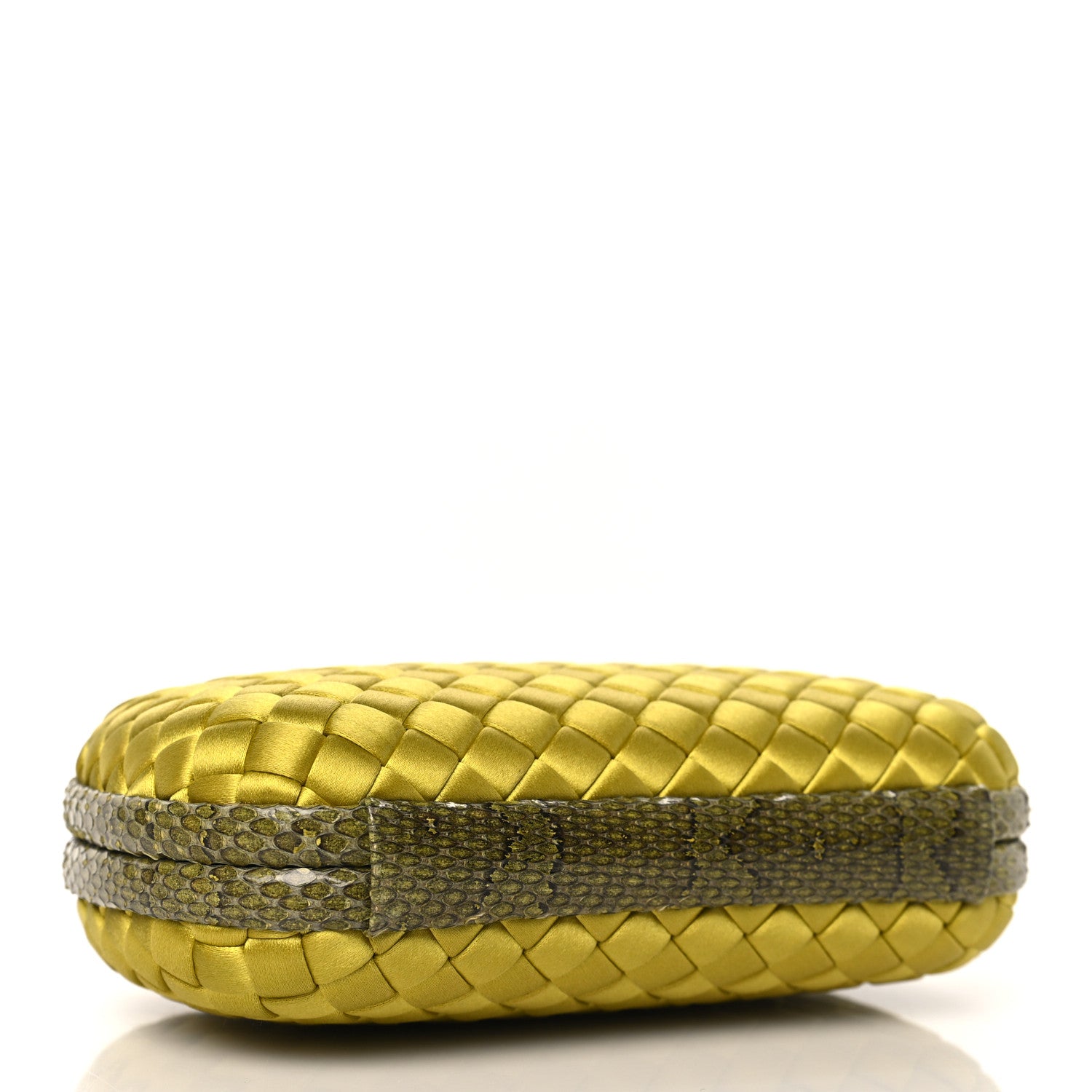 Bottega Veneta Satin Intreccio Impero Ayers Knot Clutch Duchesse 4 of 9