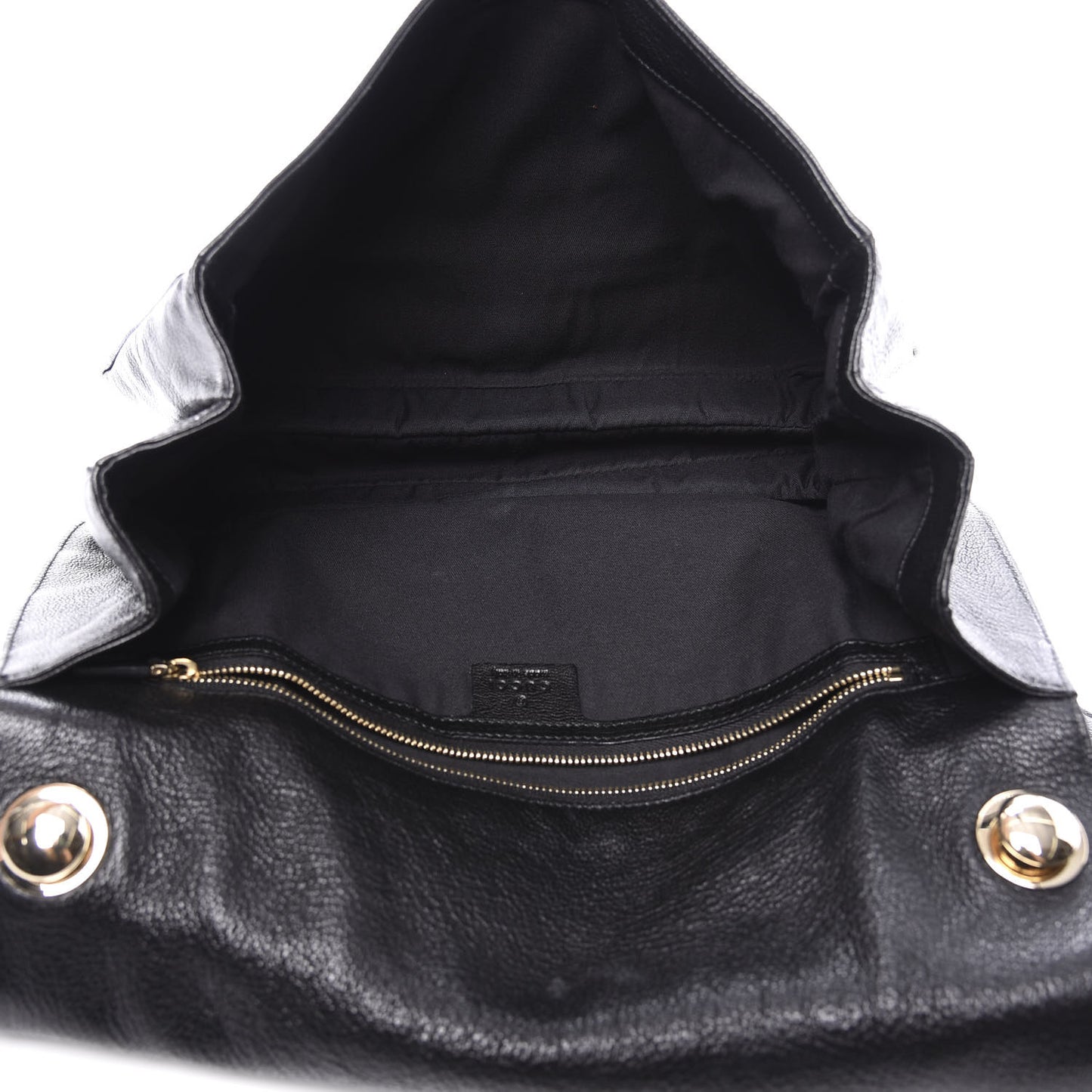 Calfskin Blondie Shoulder Flap Black