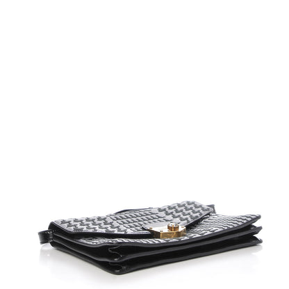 Saint Laurent Patent Embossed Flap Shoulder Bag Black 4 of 7