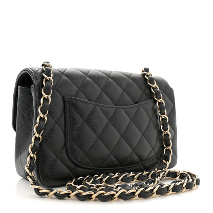 Chanel Caviar Quilted Mini Rectangular Flap Black 2 of 11