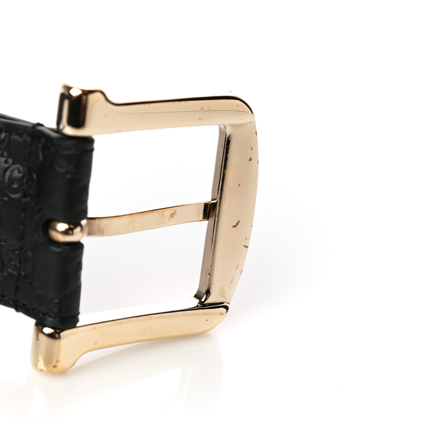 Soft Microguccissima Margaux Calfskin Belt 90 36 Black
