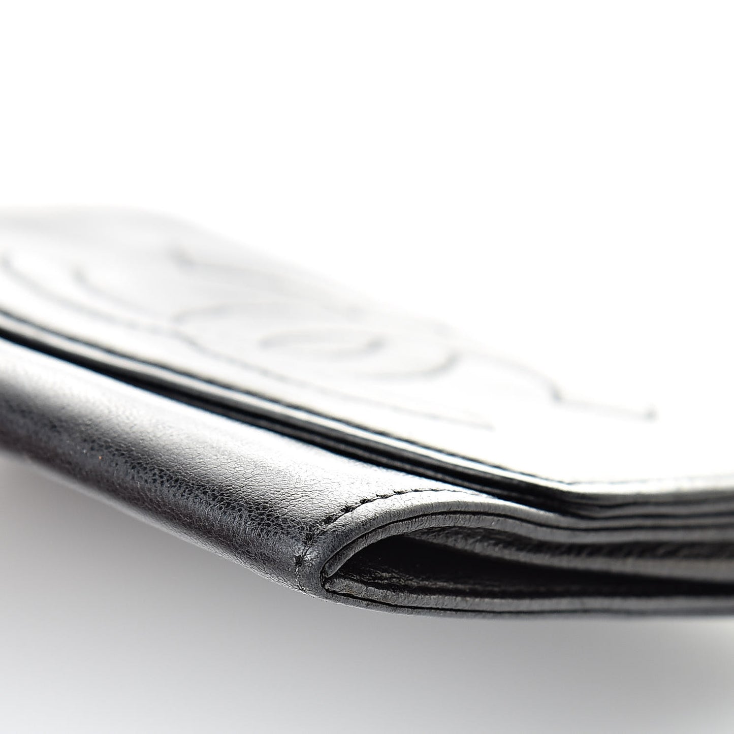 Calfskin Timeless Coin Purse Black