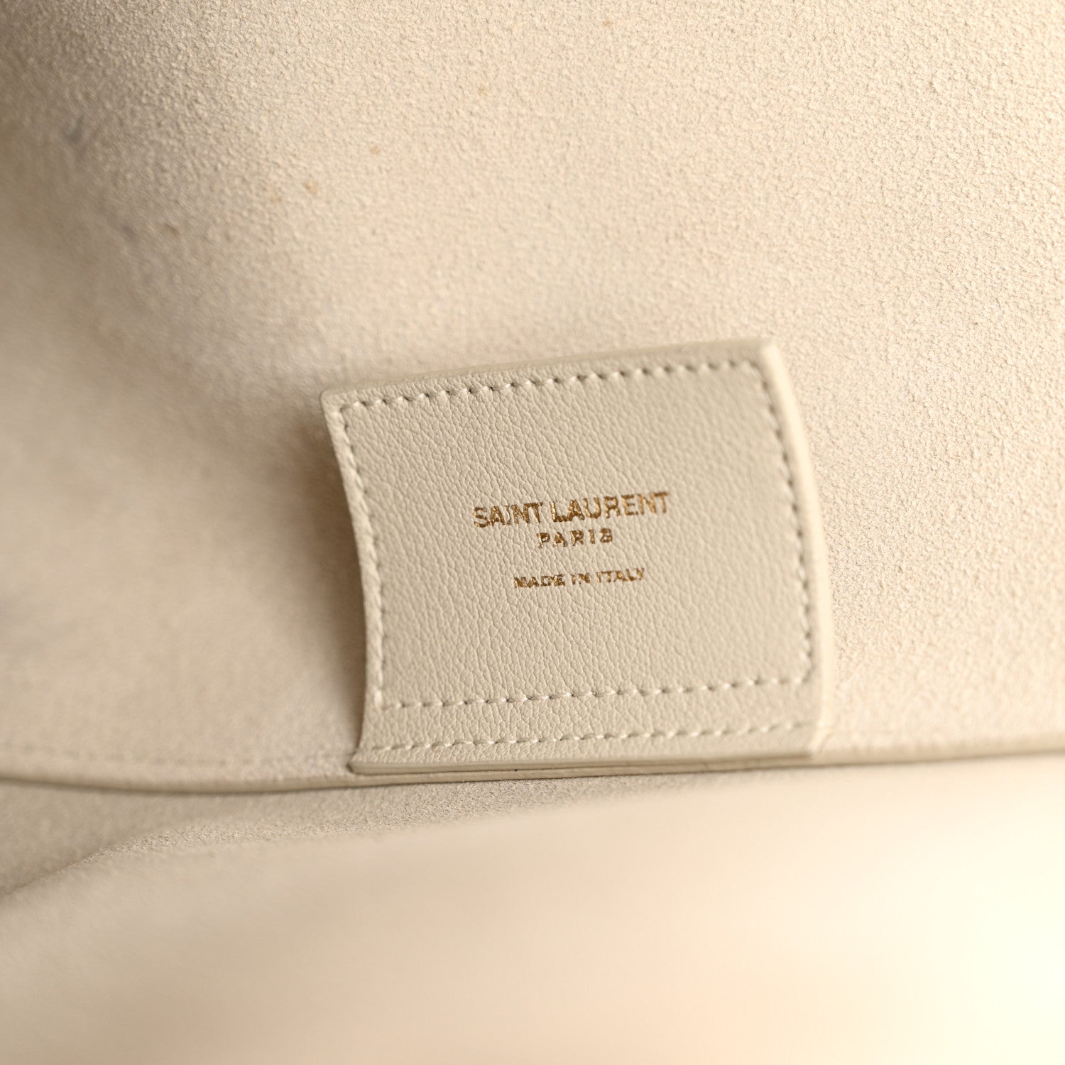 Saint Laurent Calfskin Large Shopping Tote Crema Soft 6 of 13