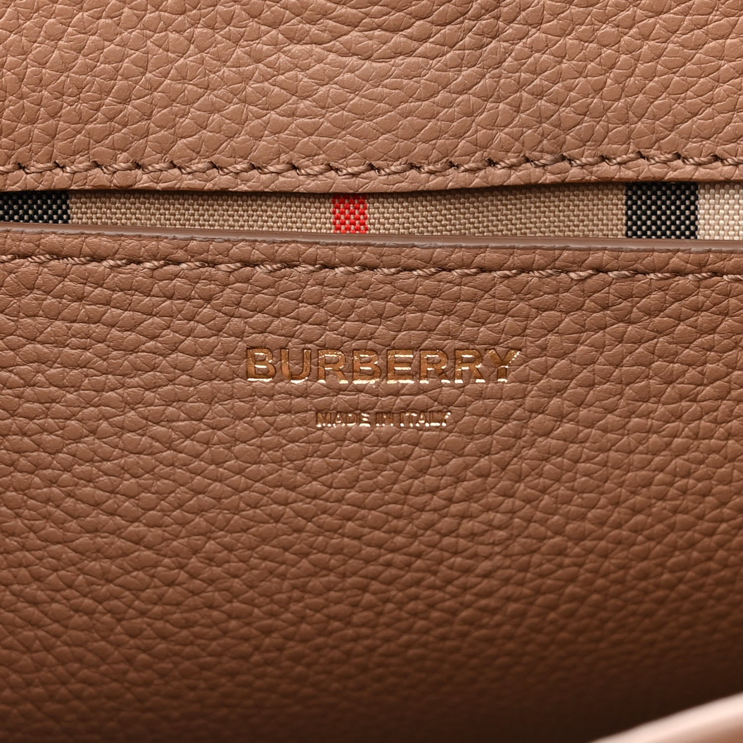 Burberry Grainy Calfskin Note Crossbody Bag Beige 6 of 10
