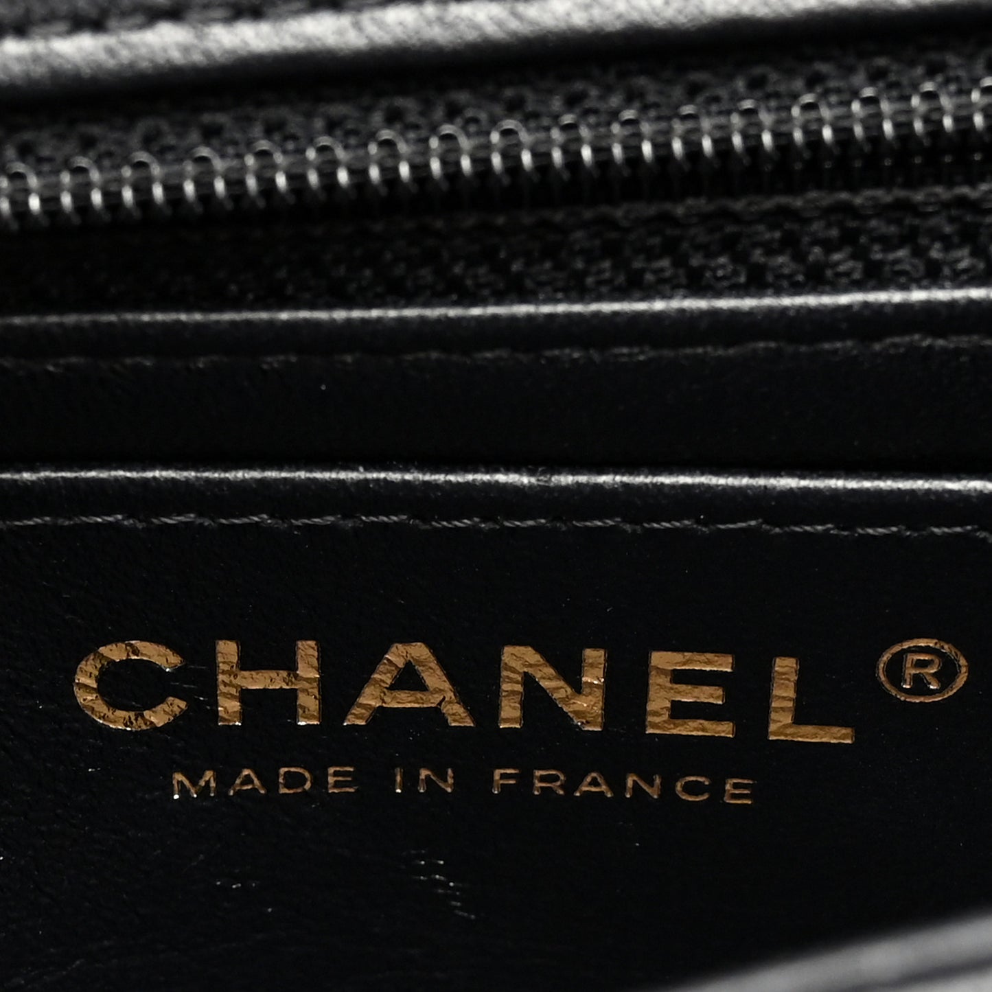 Lambskin Quilted Mini Rectangular Flap Black