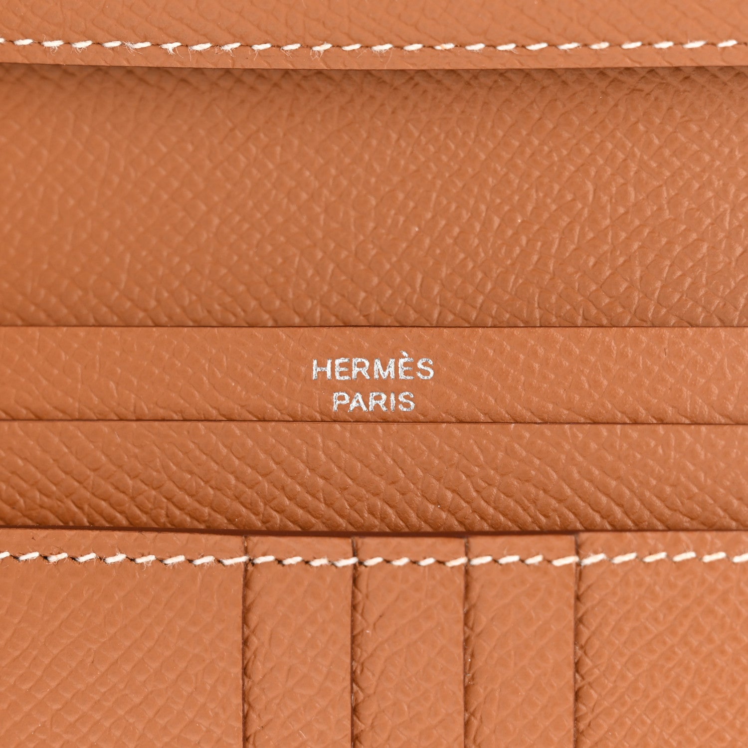 Hermes Epsom Bearn Compact Wallet Gold 6 of 8