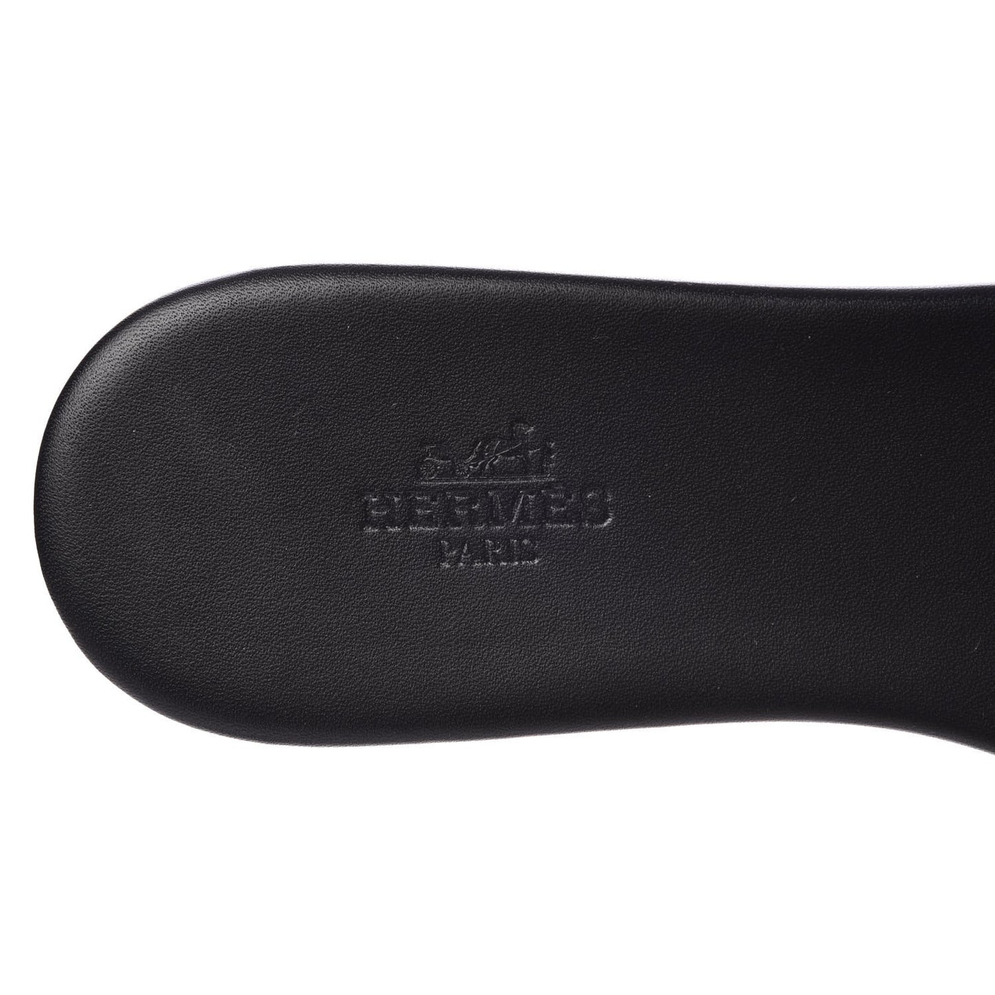 Calfskin Raw Edge Lisboa Sandals 37 Black