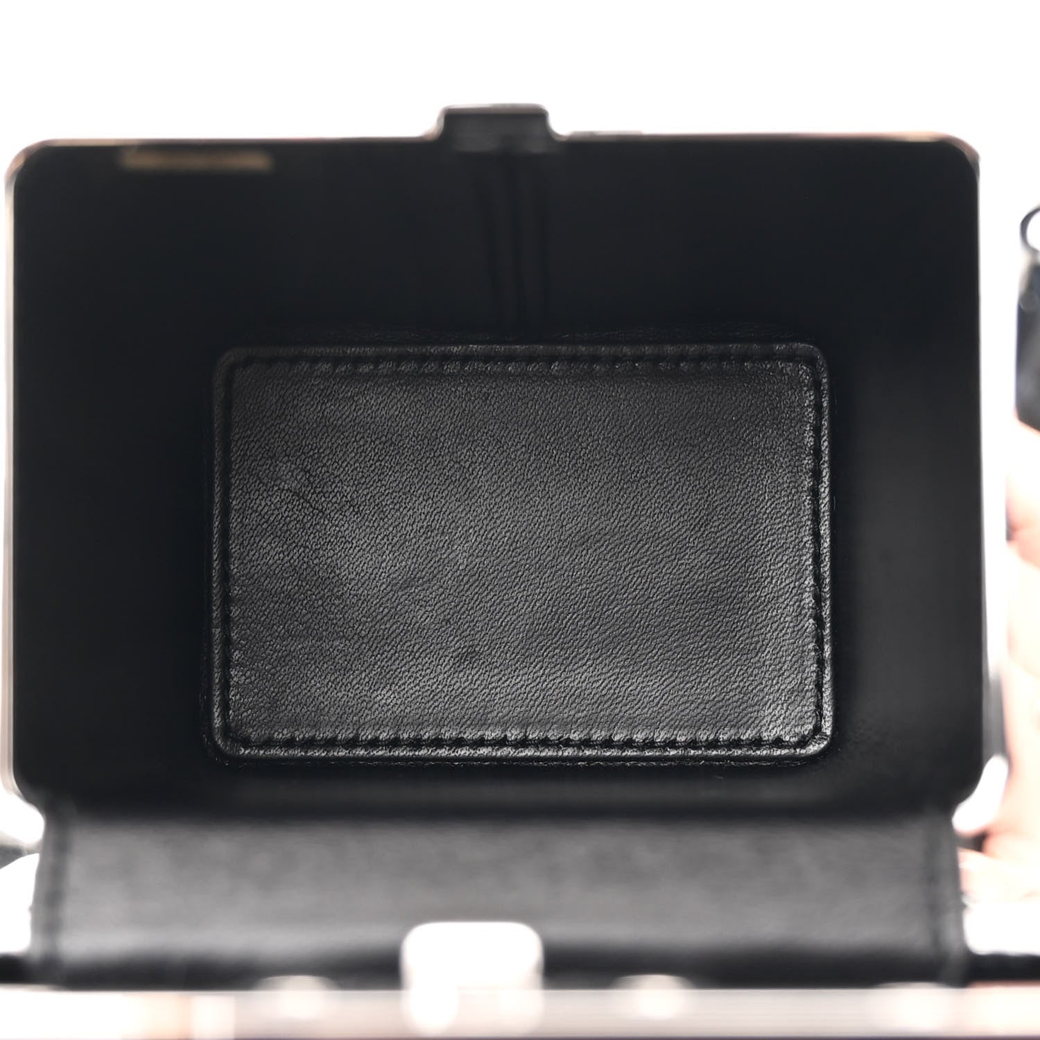 Chanel Plexiglass Crystal Robot Minaudiere Clutch Black 5 of 13
