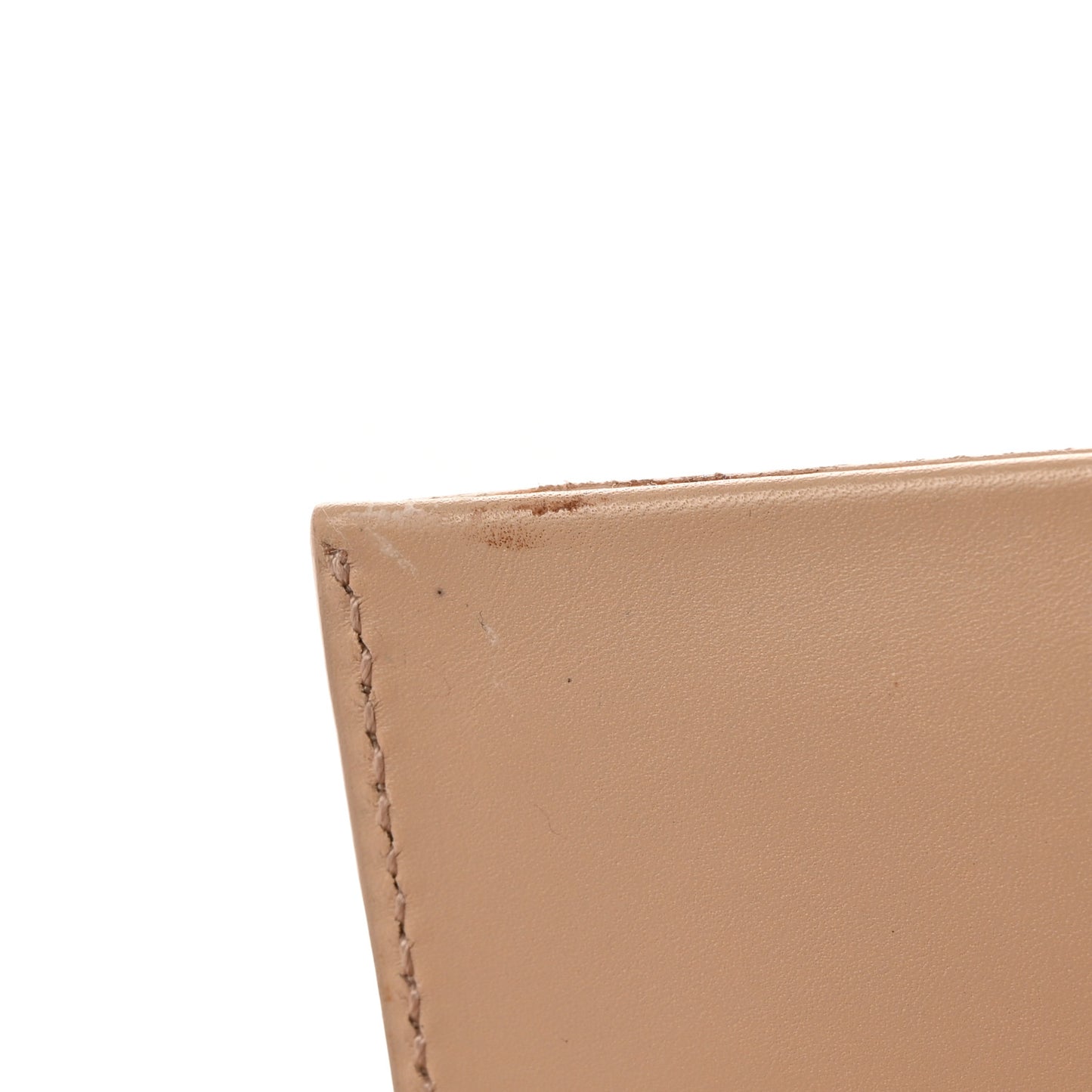 Calfskin Classic Monogram Tassel Clutch Nude Powder