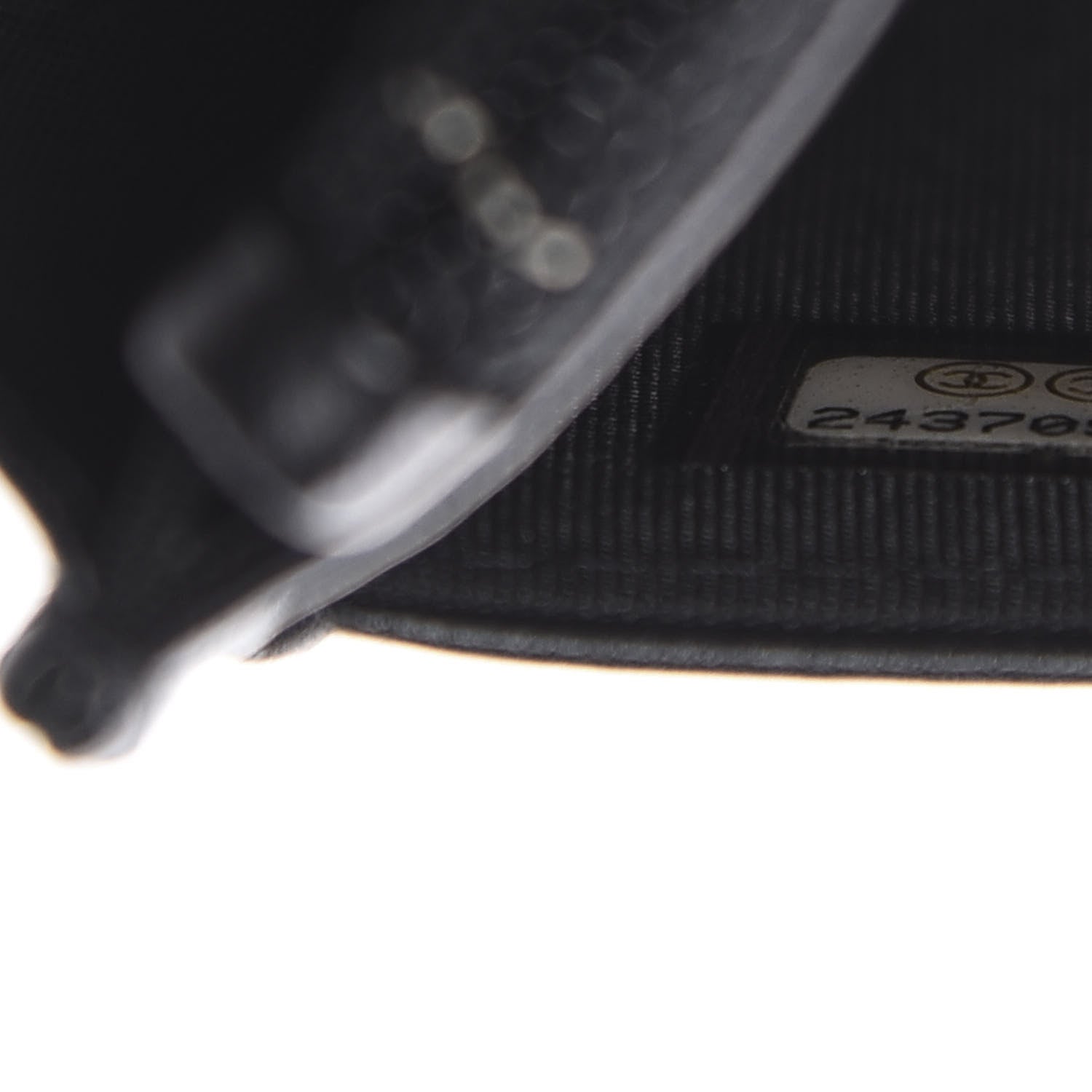 Chanel Velvet Quilted Wallet On Chain WOC Black 8 of 15