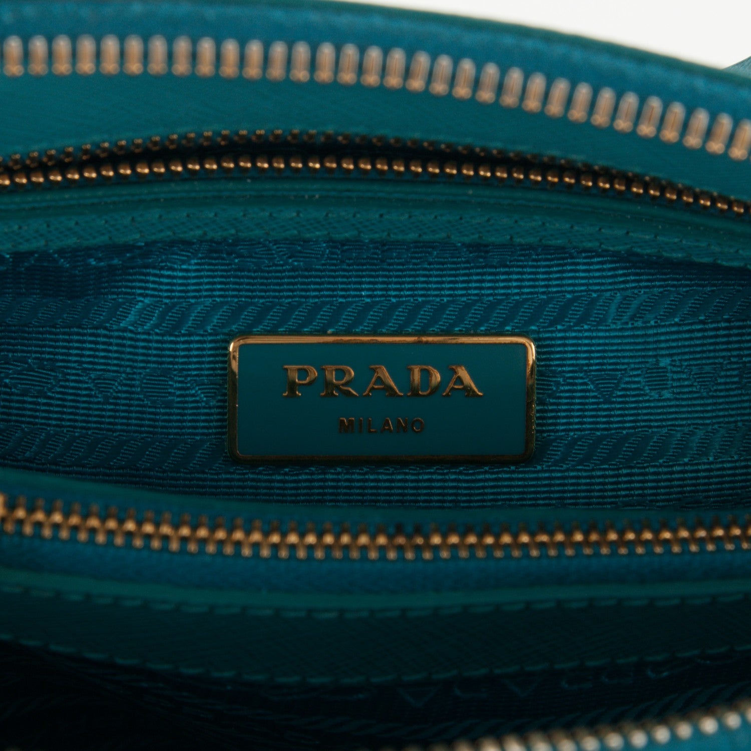 Prada Saffiano Lux Mini Promenade Tote Turchese 5 of 6