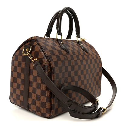 Louis Vuitton Damier Ebene Speedy Bandouliere 30 3 of 12