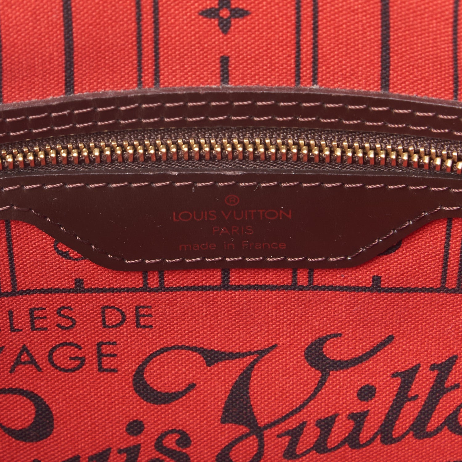 Louis Vuitton Damier Ebene Neverfull PM 8 of 9