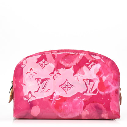 Louis Vuitton Vernis Ikat Cosmetic Pouch Rose Indien 1 of 5