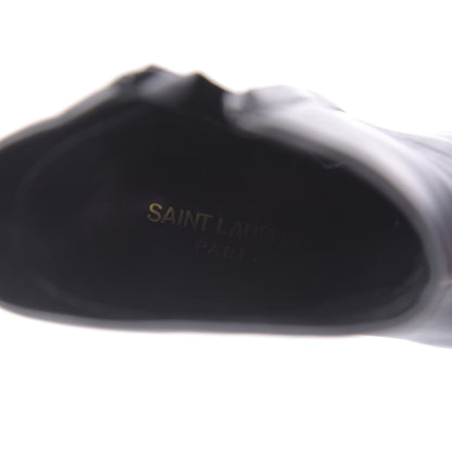 Saint Laurent Calfskin Opyum Ankle Boots 36 Black 8 of 10