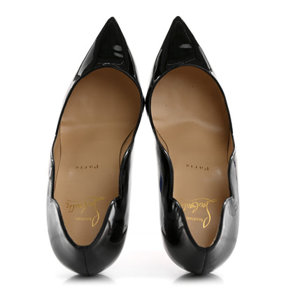Christian Louboutin Patent Hot Chick 100 Pumps 39.5 Black 2 of 8