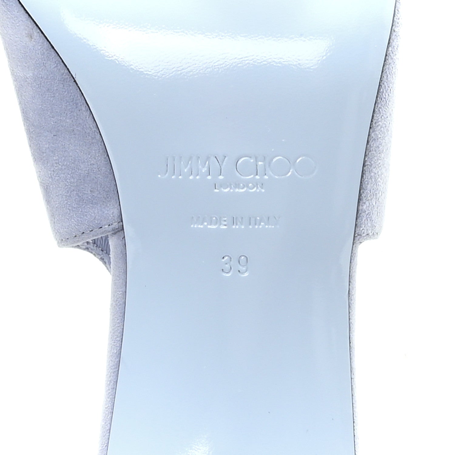 Jimmy Choo Suede Amel 50 Slingback Pumps 39 Blue 7 of 8