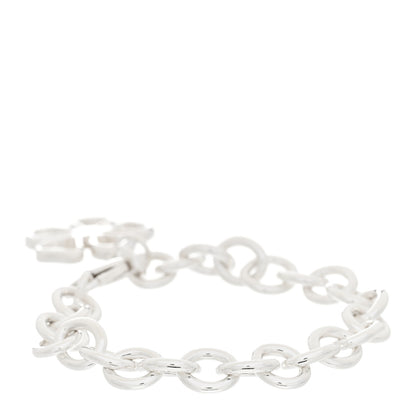 Tiffany Sterling Silver Flower Charm Bracelet 2 of 5