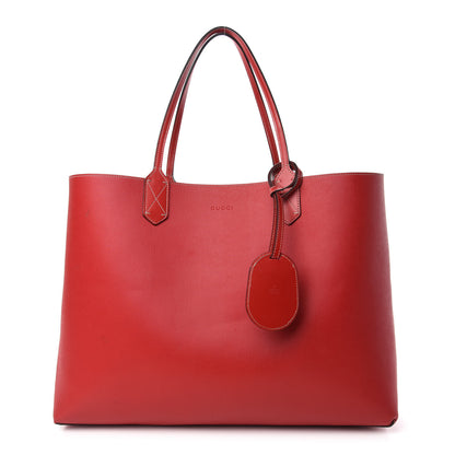 Gucci GG Supreme Monogram Large Reversible Tote Beige Red 11 of 17