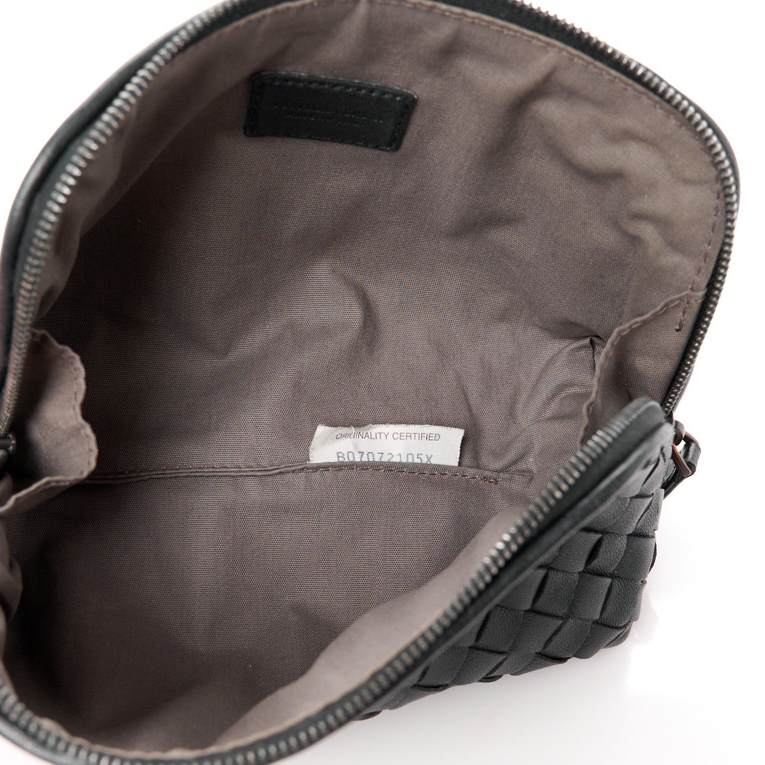 Bottega Veneta Nappa Intrecciato Small Cosmetic Pouch Black 5 of 11