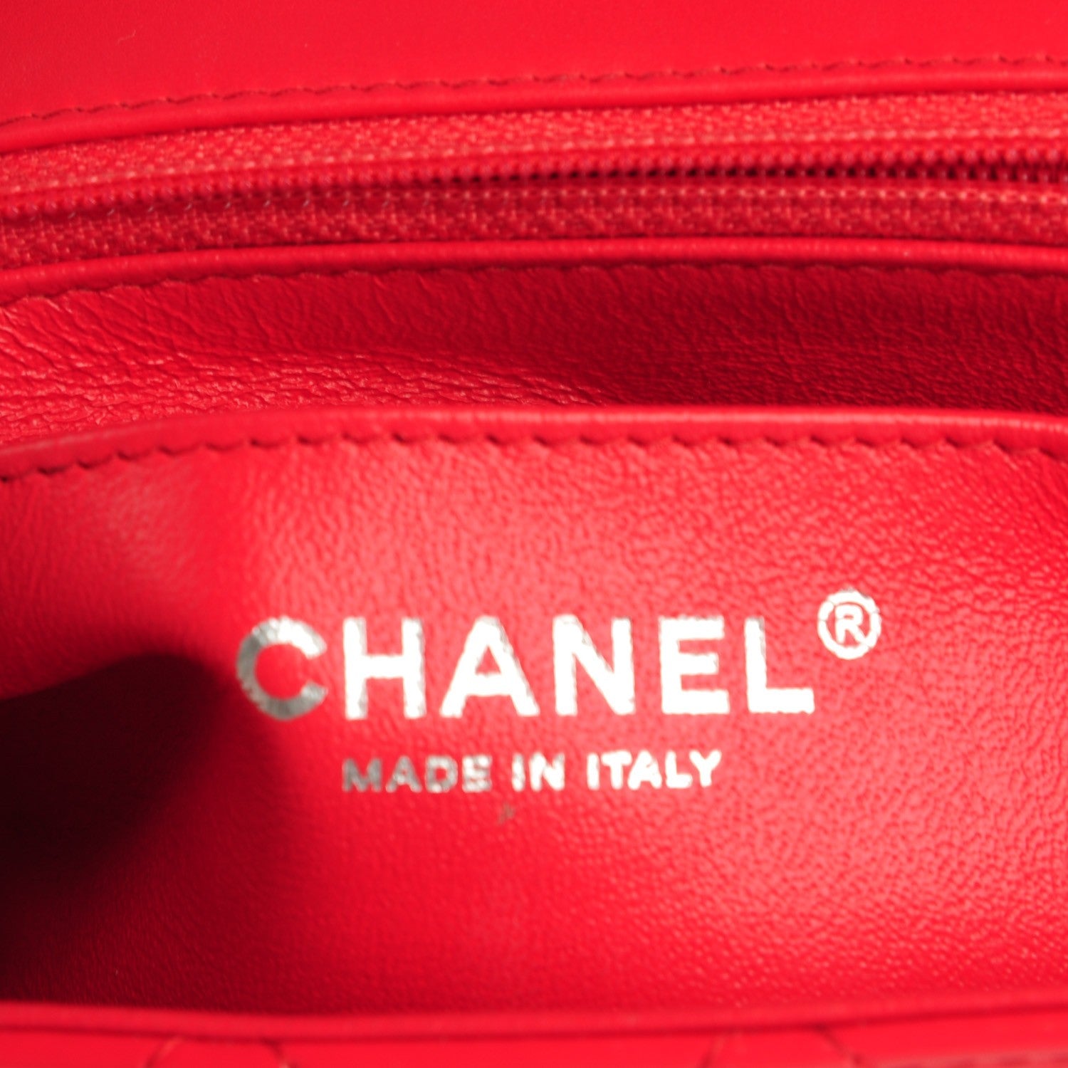 Chanel Patent Calfskin Quilted Mini Rectangular Flap Red 7 of 8