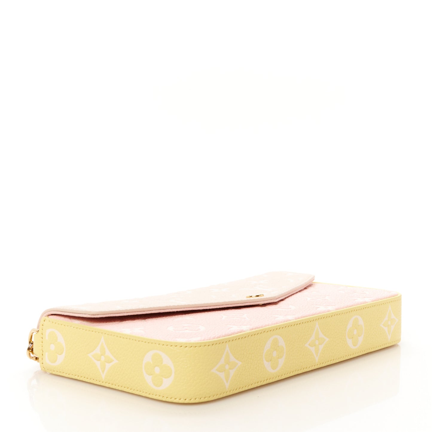 Empreinte Spring in the City Felicie Pochette Chain Wallet Pink Beige Yellow