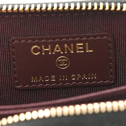 Chanel Caviar Quilted Zip Coin Purse Black 6 of 9