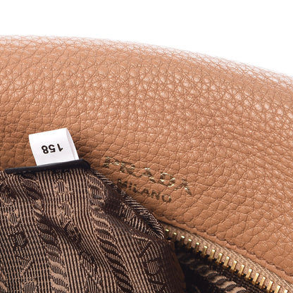 Prada Vitello Daino Crossbody Flap Caramel 9 of 16