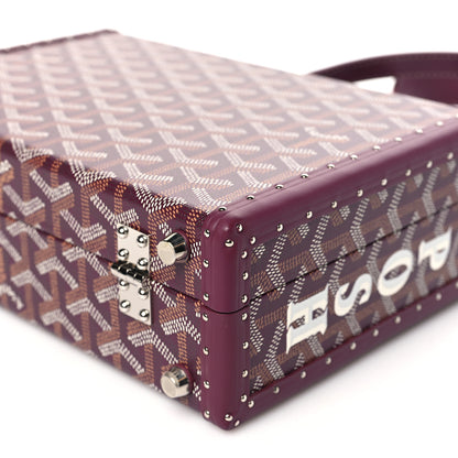 Goyard Goyardine Grand Hotel Trunk Bag Bordeaux 11 of 12