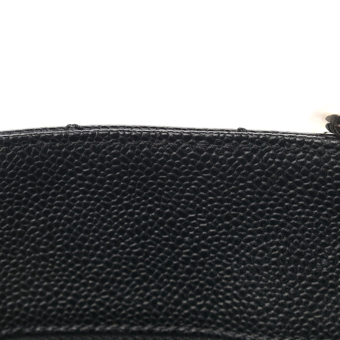 Caviar Quilted Grand Shopping Tote GST Black