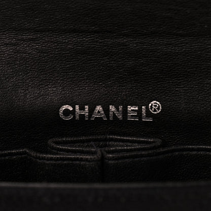 Chanel Jersey Patent Quilted 2.55 Reissue East West Flap Black 6 of 13