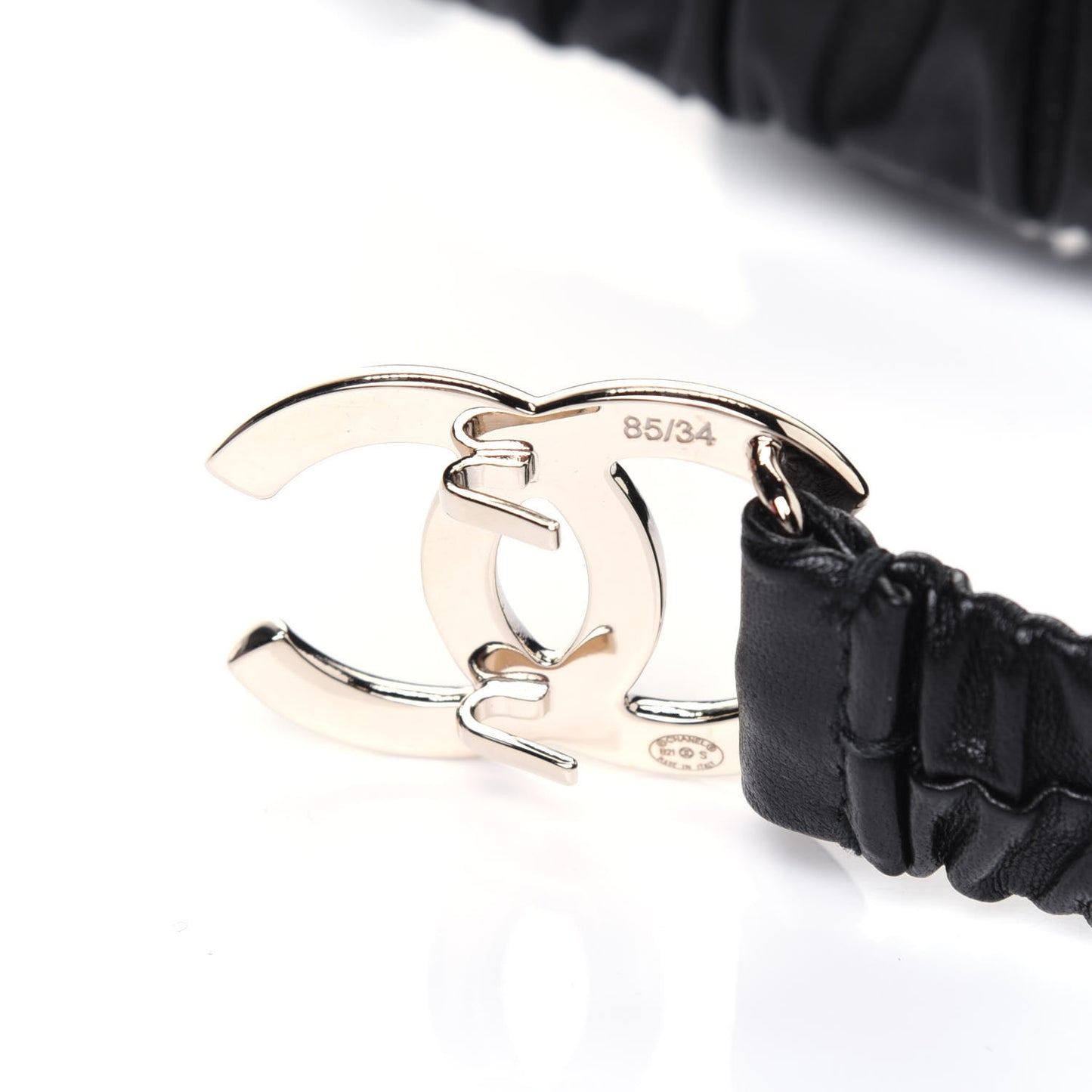 Calfskin CC Belt 85 34 Black