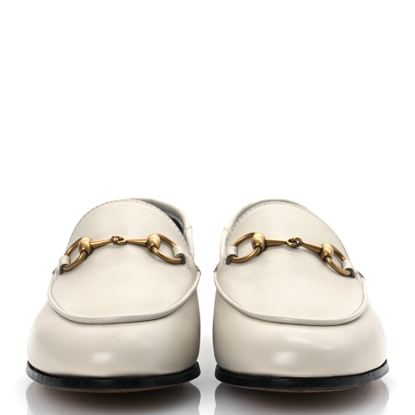 Calfskin Womens Jordaan Loafers 35.5 Mystic White