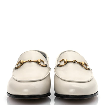 Gucci Calfskin Womens Jordaan Loafers 35.5 Mystic White 3 of 14