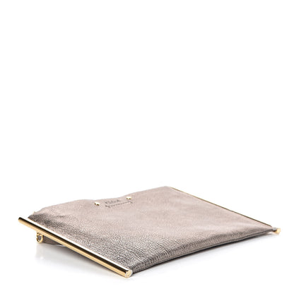 Chloe Metallic Calfskin Mini Roy Chain Pouch Gold 4 of 7