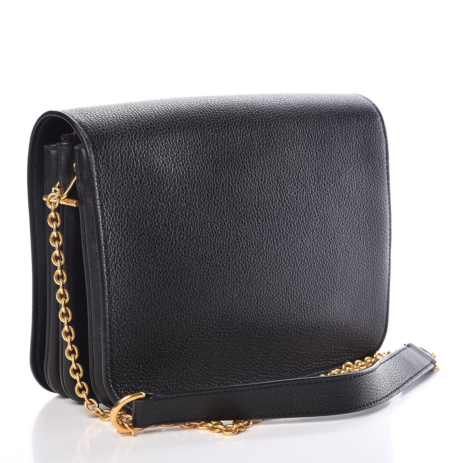 Mulberry Classic Grain Calfskin Small Clifton Flap Black 3 of 12