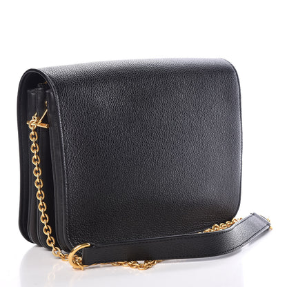 Mulberry Classic Grain Calfskin Small Clifton Flap Black 3 of 12