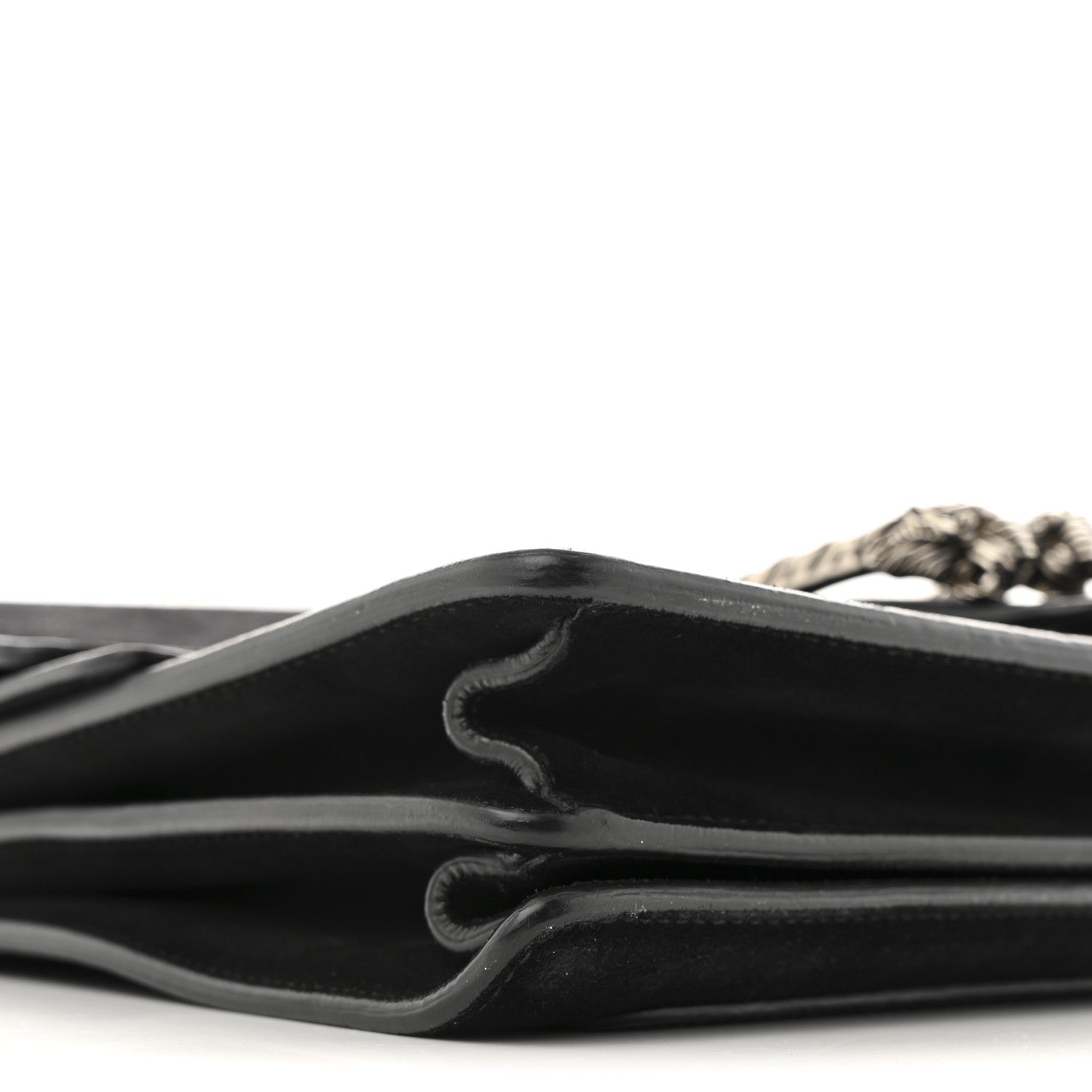 Gucci Suede Medium Dionysus Shoulder Bag Black 9 of 15