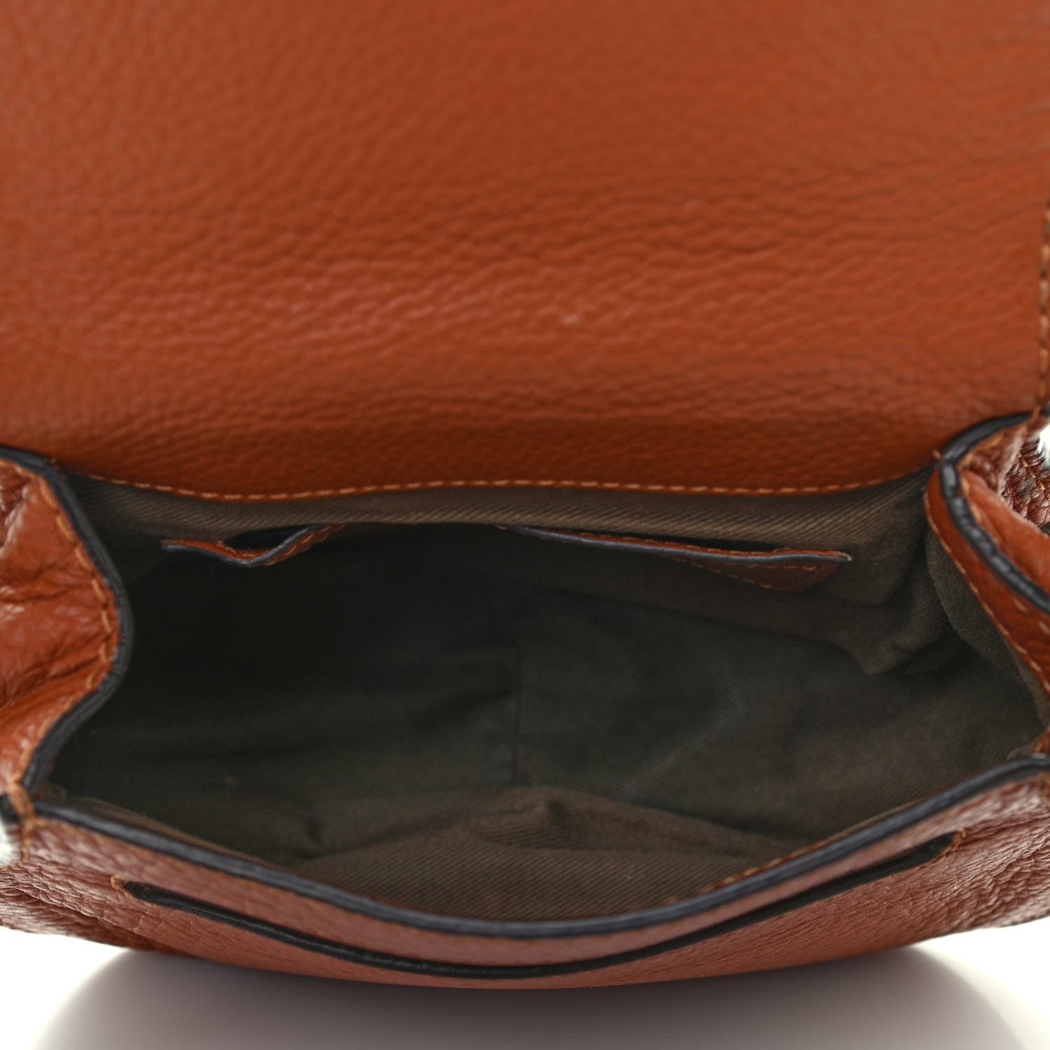 Chloe Calfskin Mini Marcie Round Crossbody Bag Tan 5 of 17