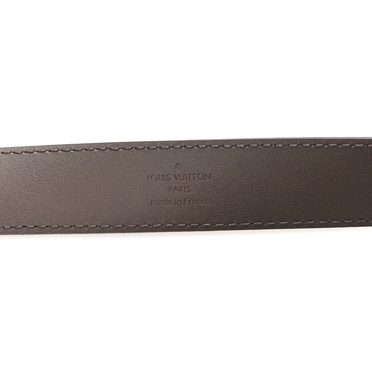 Louis Vuitton Mini Damier Ebene 25mm LV Initiales 80 32 Belt 3 of 6