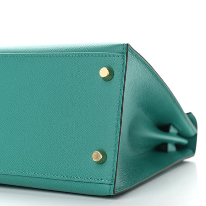 Hermes Epsom Kelly Sellier 28 Vert Verone 10 of 11