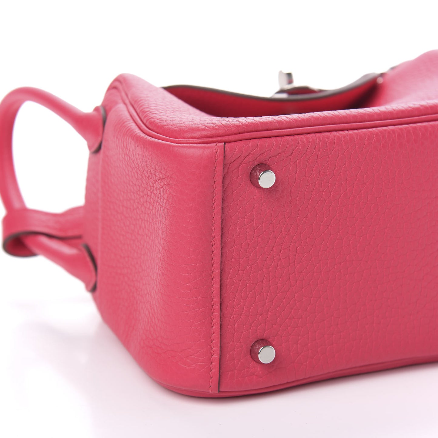 Taurillon Clemence Mini Lindy 20 Rose Extreme