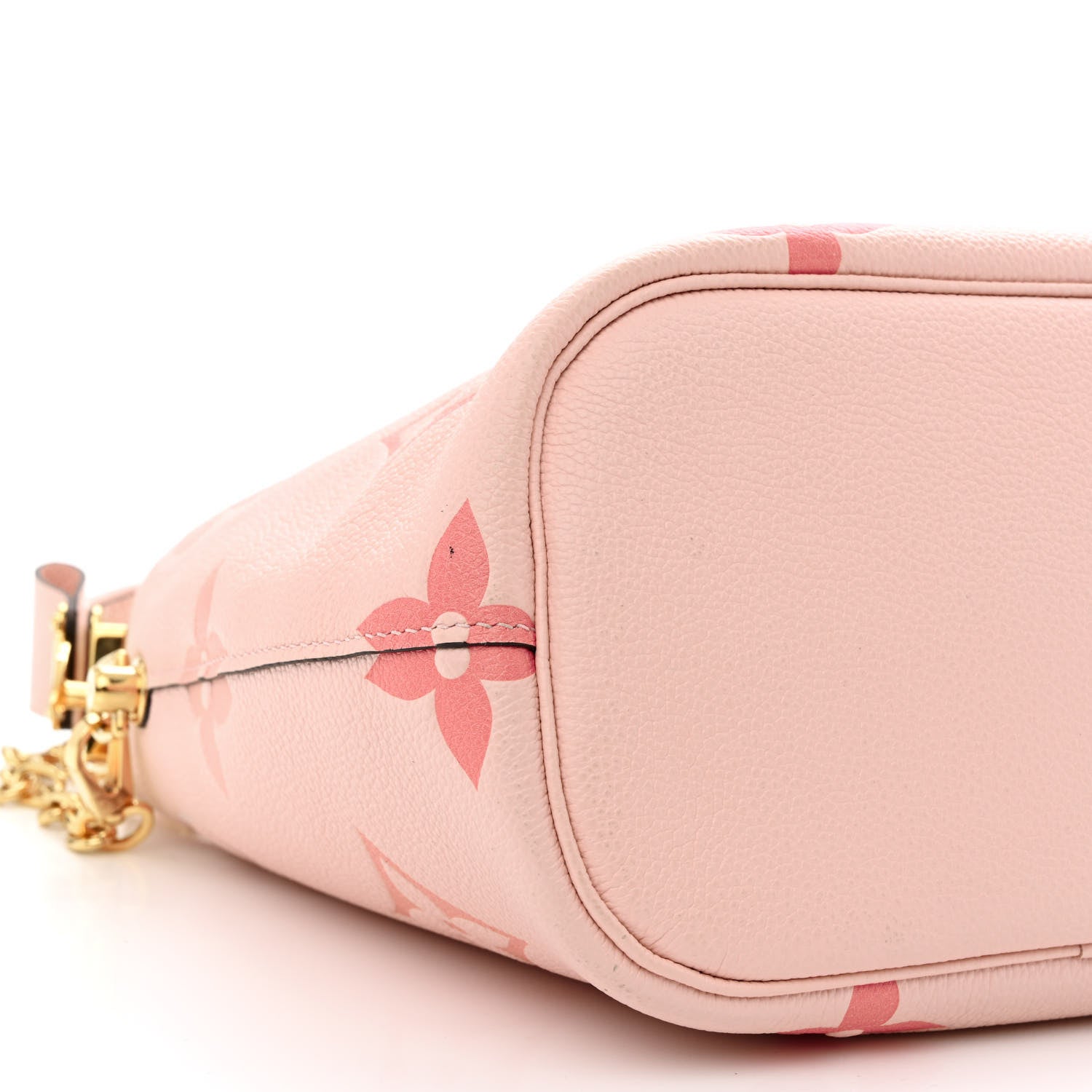 Louis Vuitton Empreinte Monogram Giant By The Pool Marshmallow Hobo PM Bouton De Rose 9 of 10