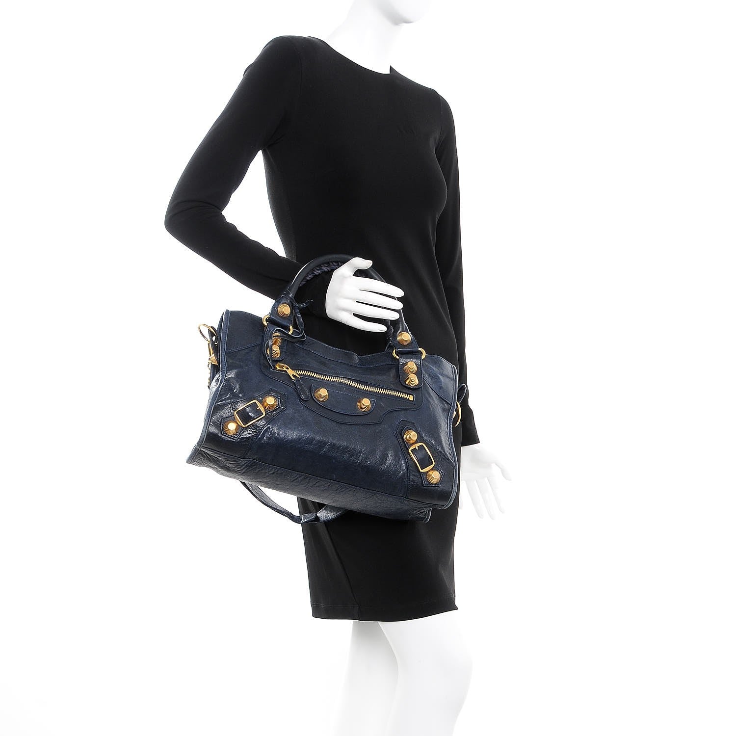 Balenciaga Agneau Giant 21 Gold Hardware City Marine 3 of 16