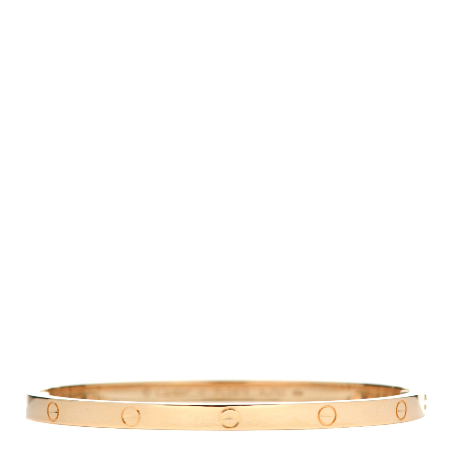 18K Yellow Gold Small LOVE Bracelet 16