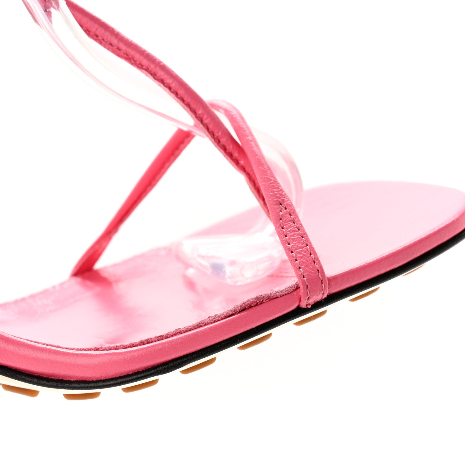 Bottega Veneta Crush Calfskin The Line 90mm Sandals 36 Milkshake 8 of 12
