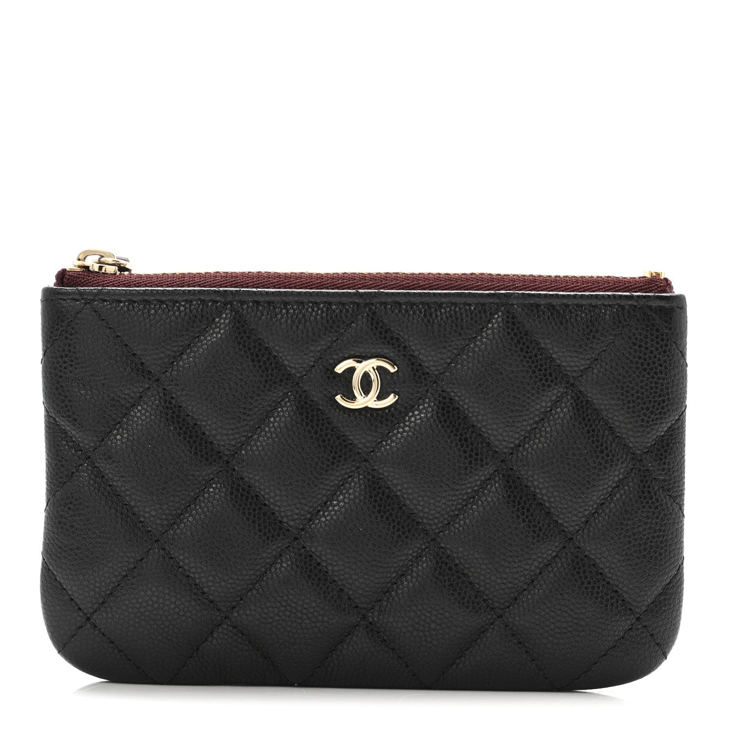 Chanel Caviar Quilted Small Cosmetic Case Black 1 of 10