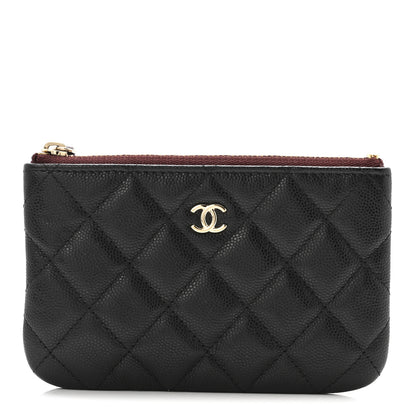 Chanel Caviar Quilted Small Cosmetic Case Black 1 of 10