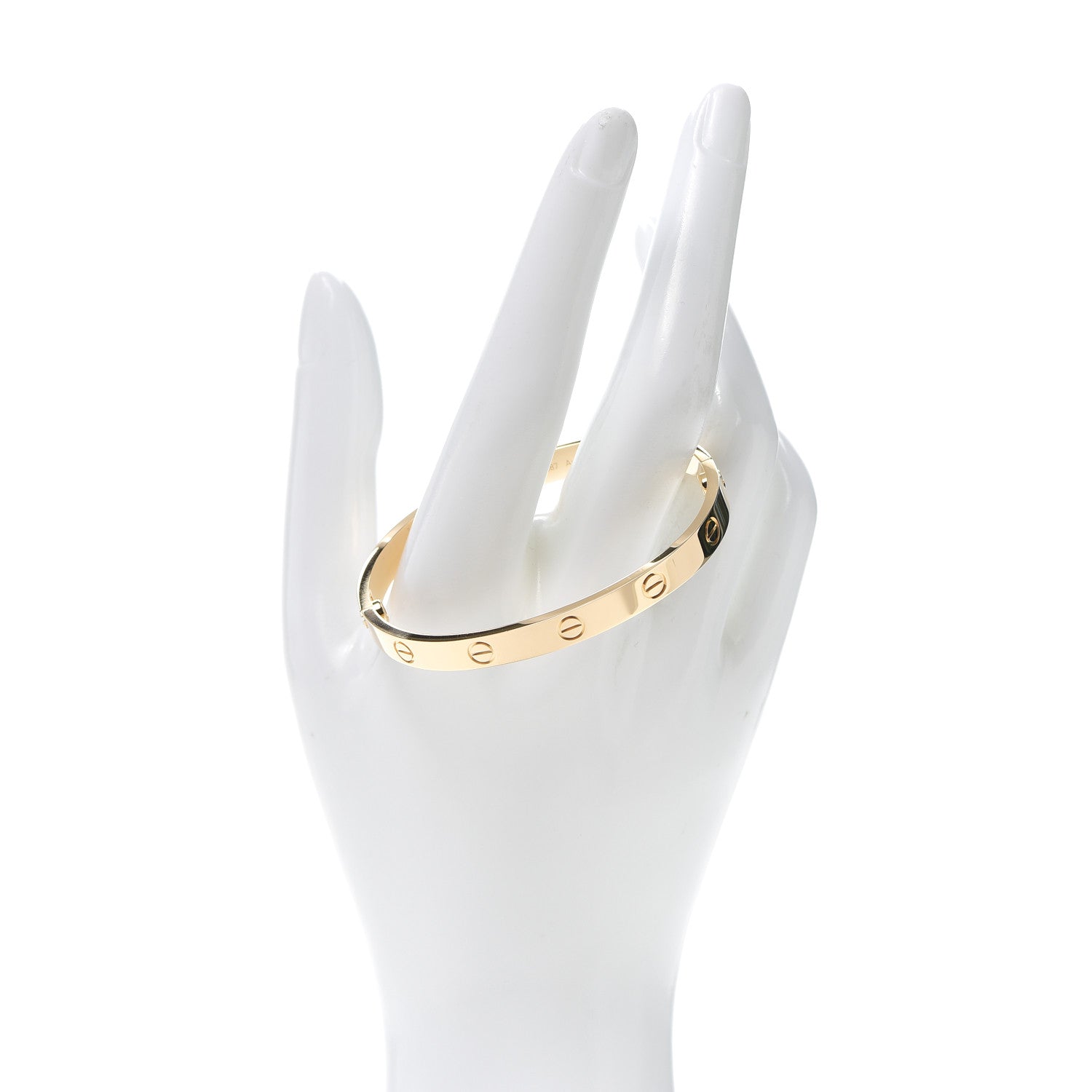 Cartier 18K Yellow Gold LOVE Bracelet 17 2 of 7